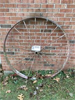 Old metal wheel
