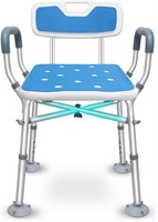 Bcareself Shower Chair with Arms  Adjustable