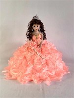 J.Misa 18 Quinceaera Rose Pink Porcelain Doll