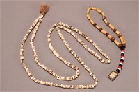 19th/20th Century Tibetan Bone Bead Necklace,