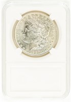 Coin 1887 Morgan Silver Dollar as Brilliant Unc.