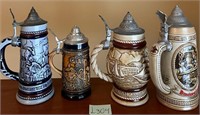 U - LOT OF COLLECTIBLE STEINS (L304)