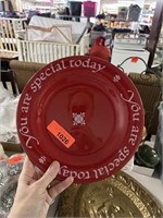 VTG RED PLATE YOU ARE SPECIAL 1979