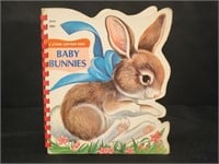 "BABY BUNNIES" A STURDI CONTOUR BOOK BY WONDER...