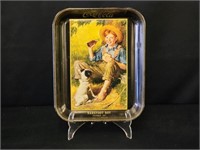 NORMAN ROCKWELL "BAREFOOT BOY" COCA-COLA TRAY