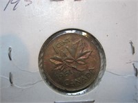 1951 Canadian cent EF