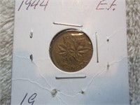 1944 Canadian cent EF