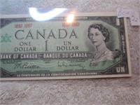 1867-1967 $1 BC45C, Only 12,000,000 printed