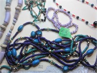 Collection of costume necklaces