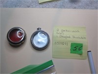 2 Pocket watch case, 1 stamped Jewelwhite 0559691