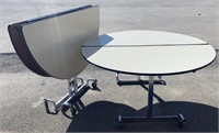 (2) Drop Leaf Collapsible Tables
