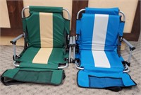 (2) Folding Stadium Chairs