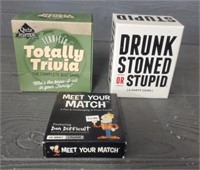 (3) Adult Card Games
