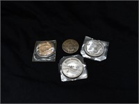 4 Commemorative Coins