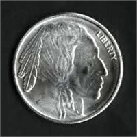 1 ozt Silver Bullion, Round, .999 Pure