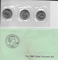 1980 US Mint Susan B. Anthony Dollar Set