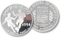 1994-S USA World Cup Silver Dollar