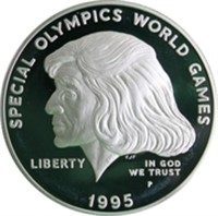 1995-P US Mint Special Olympics Silver Coin