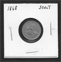 1868 Nickel 3-Cent Piece