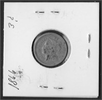1866 Nickel 3-Cent Piece