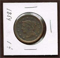 1854 Liberty Head Large Cent