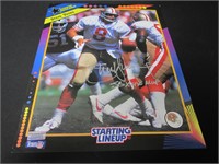 STEVE YOUNG SIGNED STARTING LINEUP POSTER COA