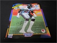 DEION SANDERS SIGNED STARTING LINEUP POSTER