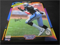 RONNIE LOTT SIGNED STARTING LINEUP POSTER COA