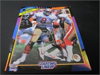 STEVE YOUNG SIGNED STARTING LINEUP POSTER COA