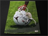 EARL CAMPBELL SIGNED LONGHORNS POSTER COA