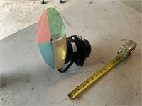 Spotlight with plastic color wheel