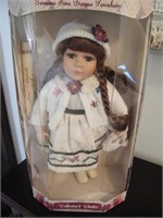 COLLECTOR CHOICE BISQUE PORCELAIN 17" T DOLL