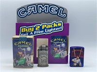 Camel Cigarettes Lighter & Zippo Set