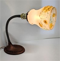 Gooseneck Lamp with Brass Base