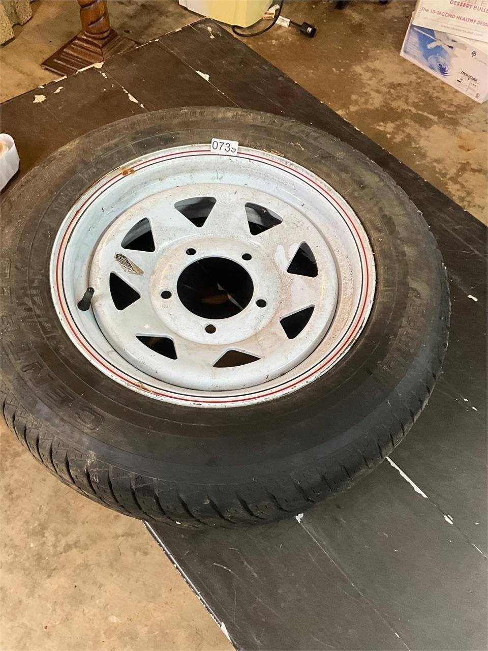 165/ R 15 tire and wheel