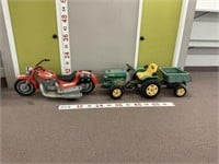 Peddle Tractor & Power Wheels Motorcycle