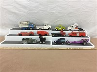 Misc toy trucks and cars