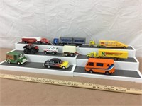 Misc toy trucks and cars