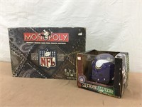 NFL Monopoly game Viking metal bank