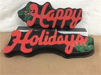 Electric  holiday signs