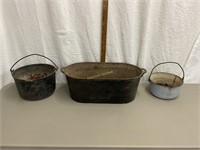 Vintage Cast Iron Pots