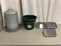 Chicken Waterer, Bucket, Old Ford F150 mirrors