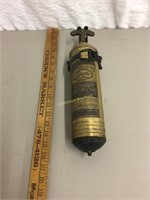 Vintage Pyrene Brass fire extinguisher