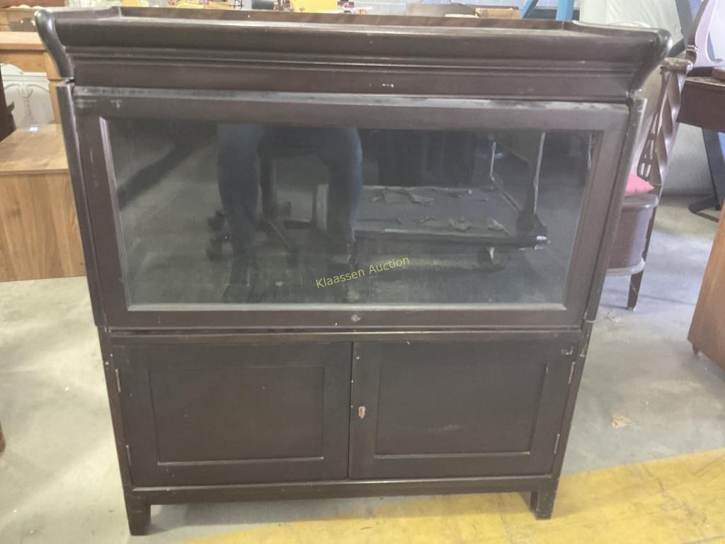 Antique Barrister style bookcase fragile shape.