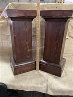 Plant stands, wooden,  very solid