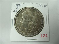 1891 USA $1 COIN