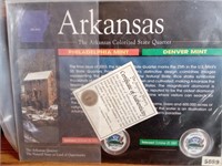 Arkansas Colorized State Quarter, Both Mints