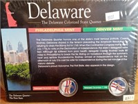 Delaware Colorized State Quarter, Both Mints