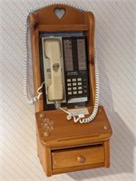 PINE TELEPHONE SHELF