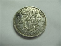 1944 HALF CROWN COIN